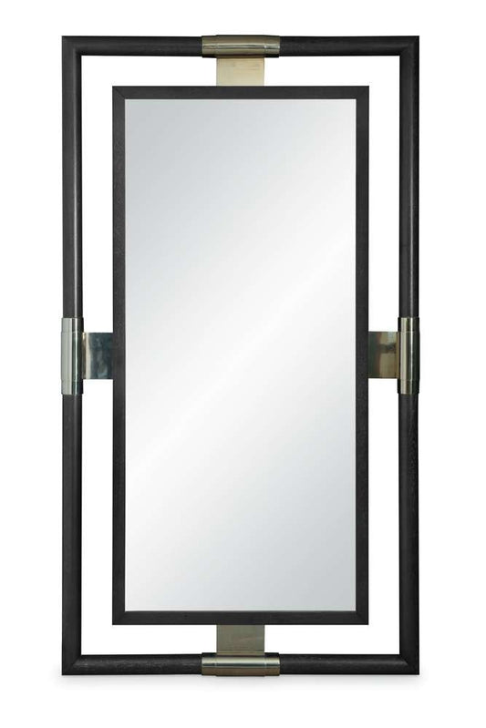 Century Furniture - Corso Black Cerused Corso Floor Mirror - C1H-831 veiw 1