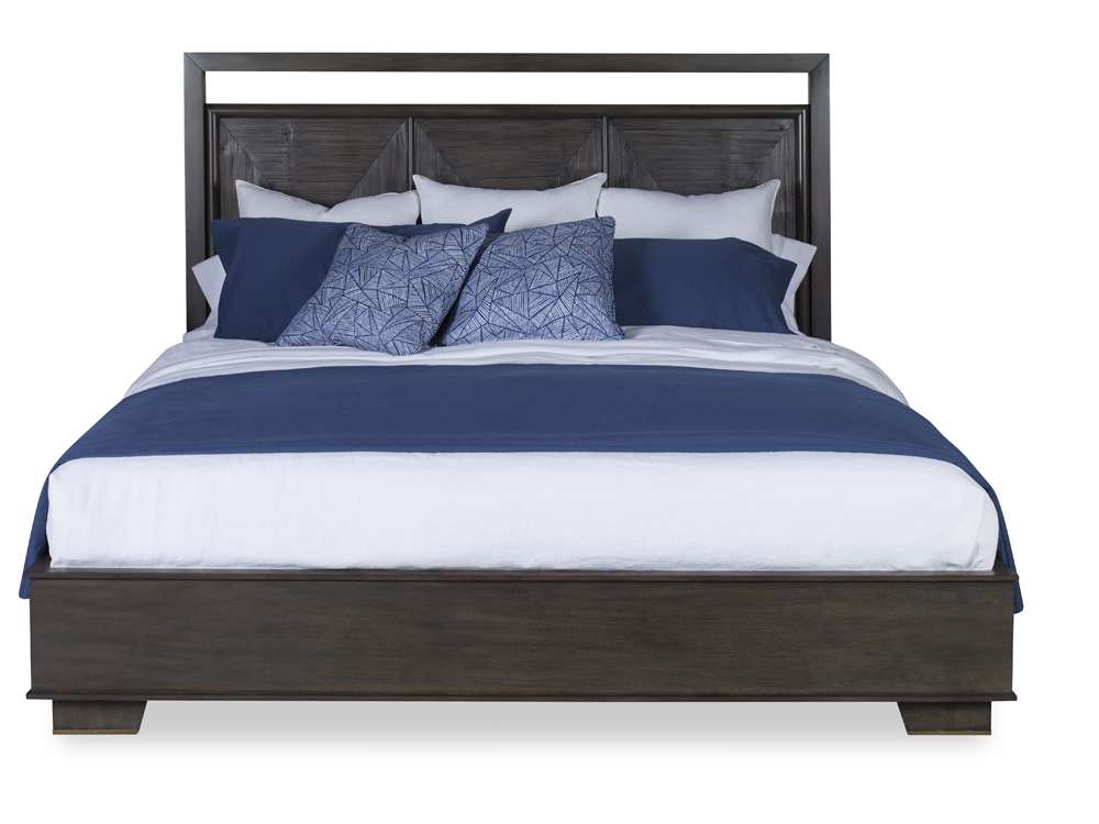Century Furniture - Curate - Bamboo King Platform Bed-Mink - CT1015K-MK veiw 1