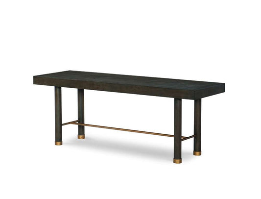 Century Furniture - Curate - Biscayne Bench-Mink - CT1000-MK veiw 1