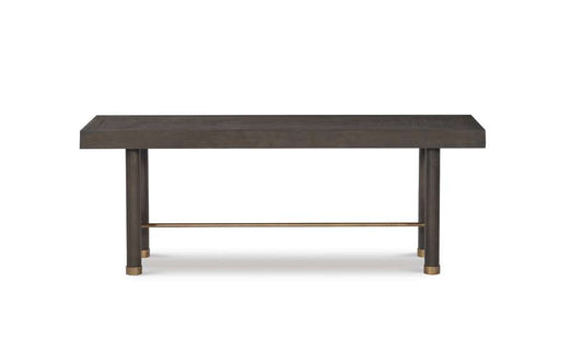 Century Furniture - Curate - Biscayne Bench-Mink - CT1000-MK veiw 2