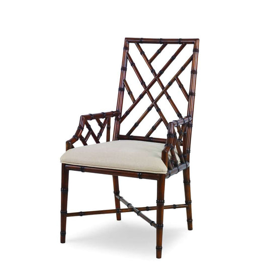 Century Furniture - Curate - Brighton Arm Chair-Rg/Flax - CT2008A-RG-FL veiw 1