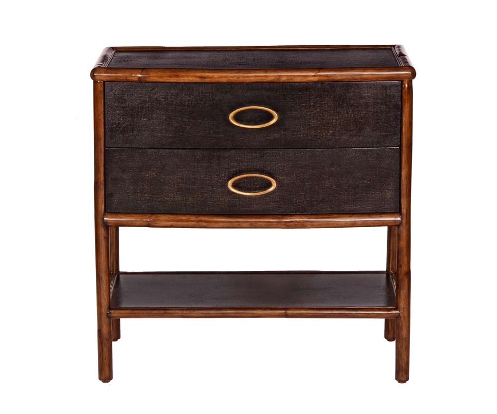 Century Furniture - Curate - Canvas Nightstand-Black - CT3006-BK veiw 2
