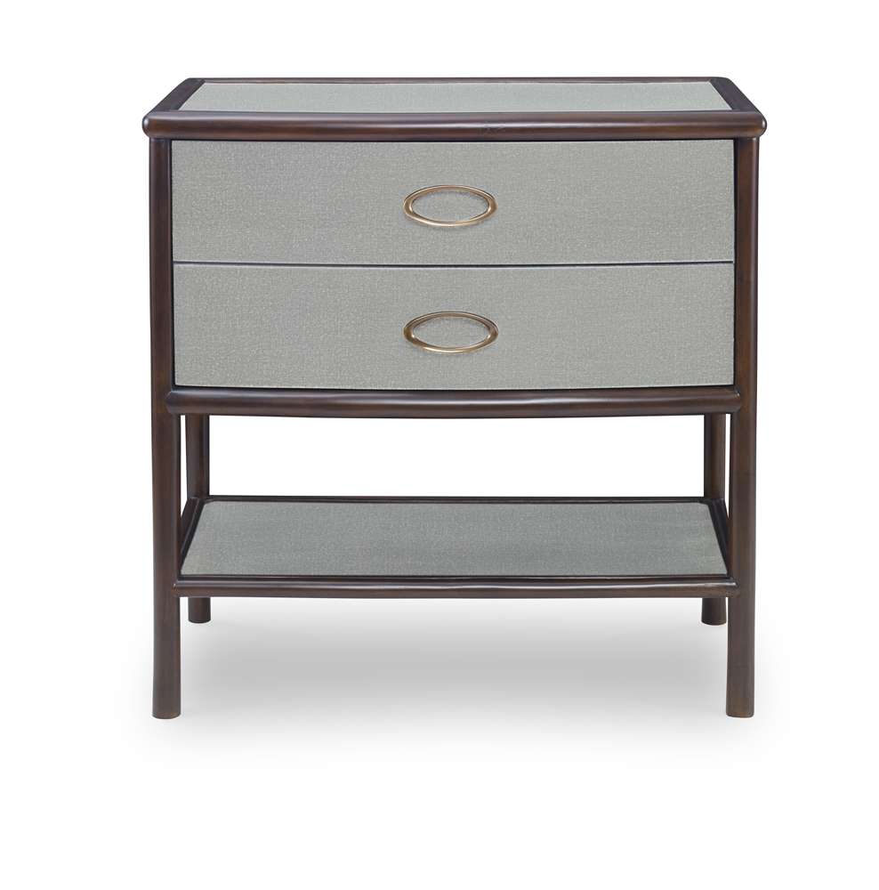 Century Furniture - Curate - Canvas Nightstand-Dove Grey - CT3006-DG veiw 1