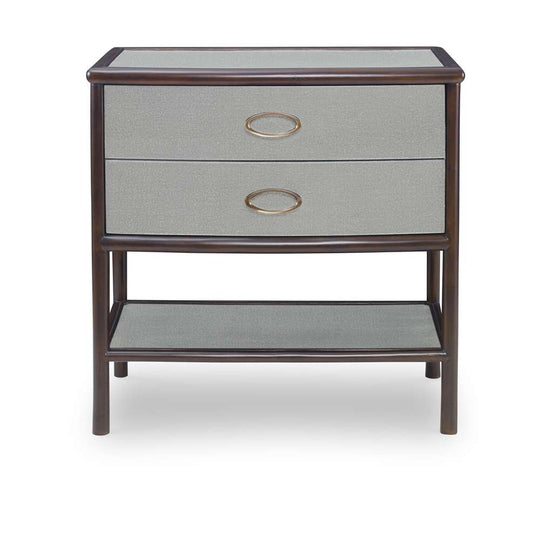 Century Furniture - Curate - Canvas Nightstand-Dove Grey - CT3006-DG veiw 1
