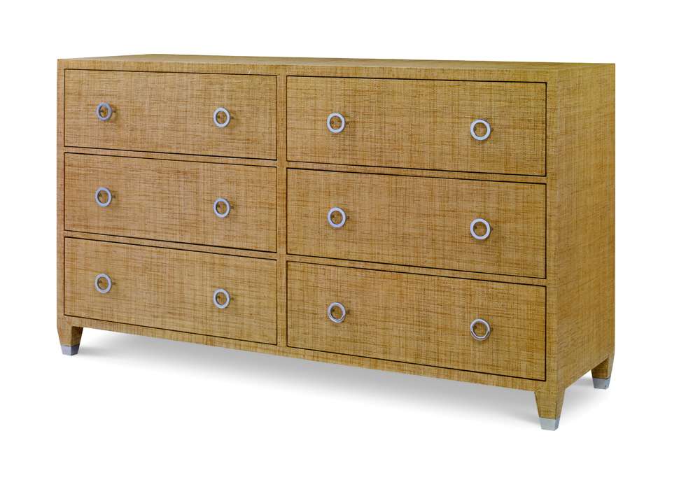 Century Furniture - Curate - Charleston Dresser (W/Glass)-Sand - CT5021-SD veiw 1