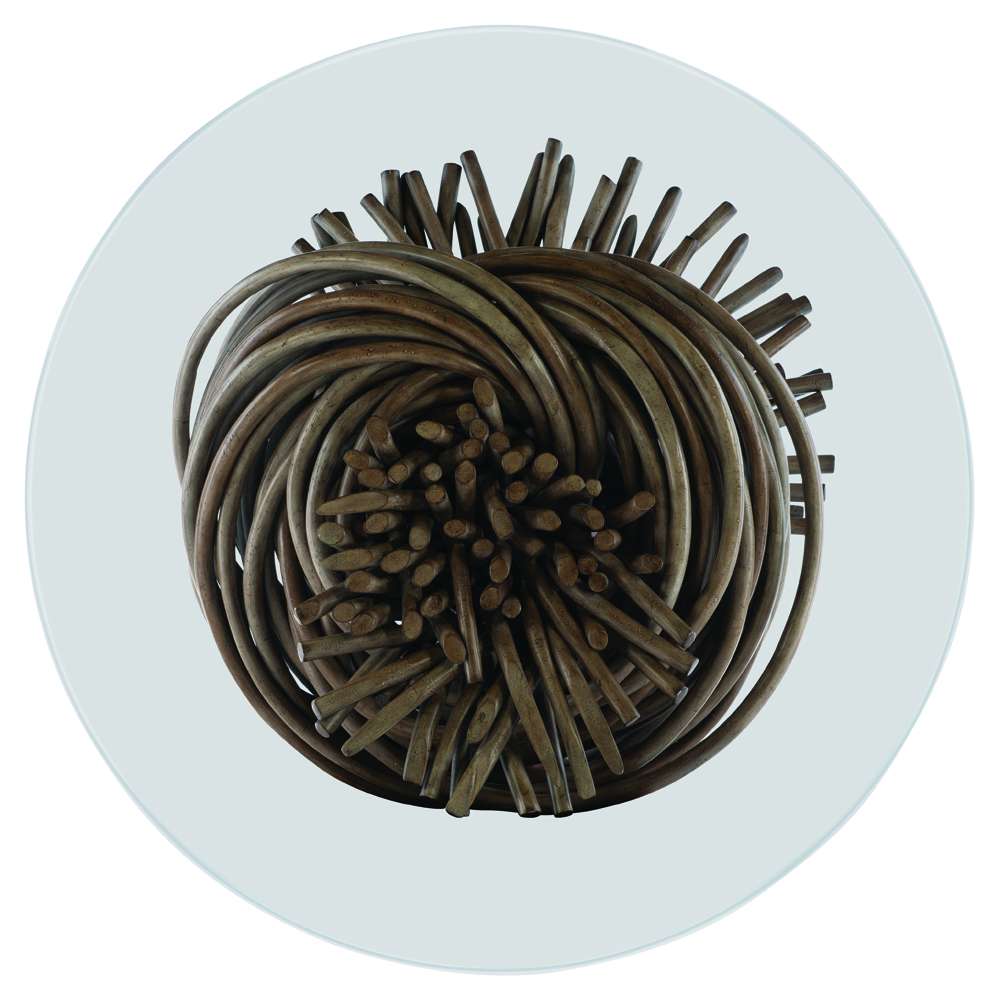 Century Furniture - Curate - Chronograph Knot Cocktail Table-Grey - CT2037-GR veiw 3