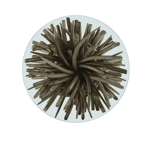 Century Furniture - Curate - Chronograph Knot End Table-Grey - CT2036-GR veiw 1