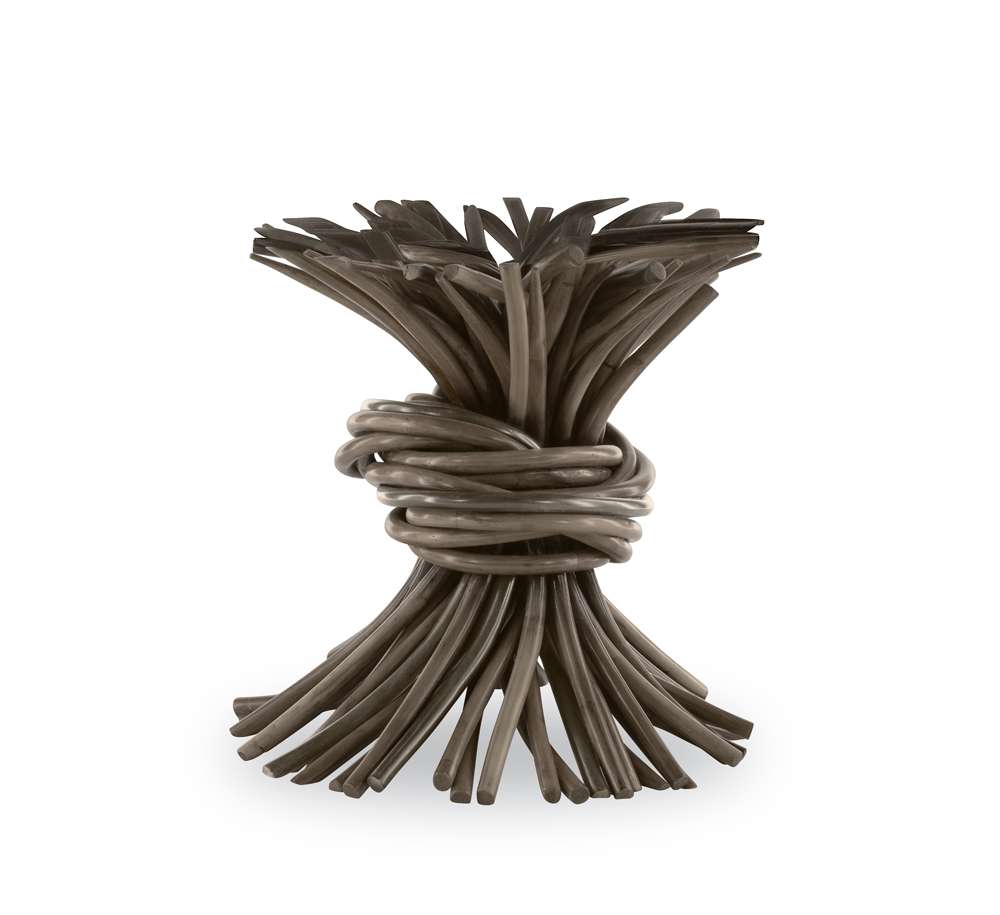 Century Furniture - Curate - Chronograph Knot End Table-Grey - CT2036-GR veiw 2