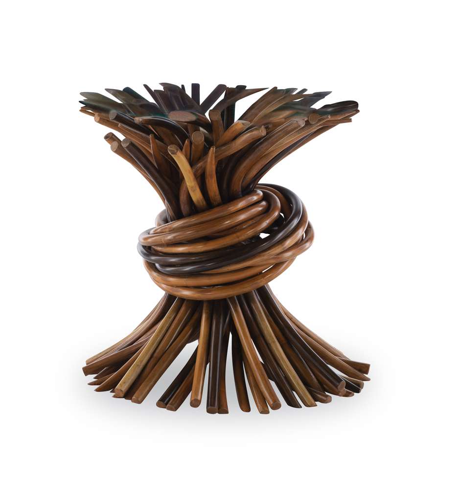 Century Furniture - Curate - Chronograph Knot End Table-Natural - CT2036-NA veiw 2