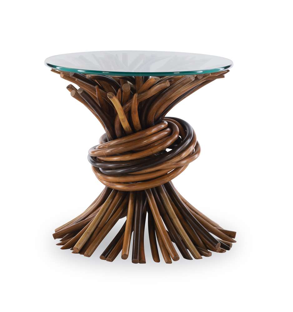Century Furniture - Curate - Chronograph Knot End Table-Natural - CT2036-NA veiw 3