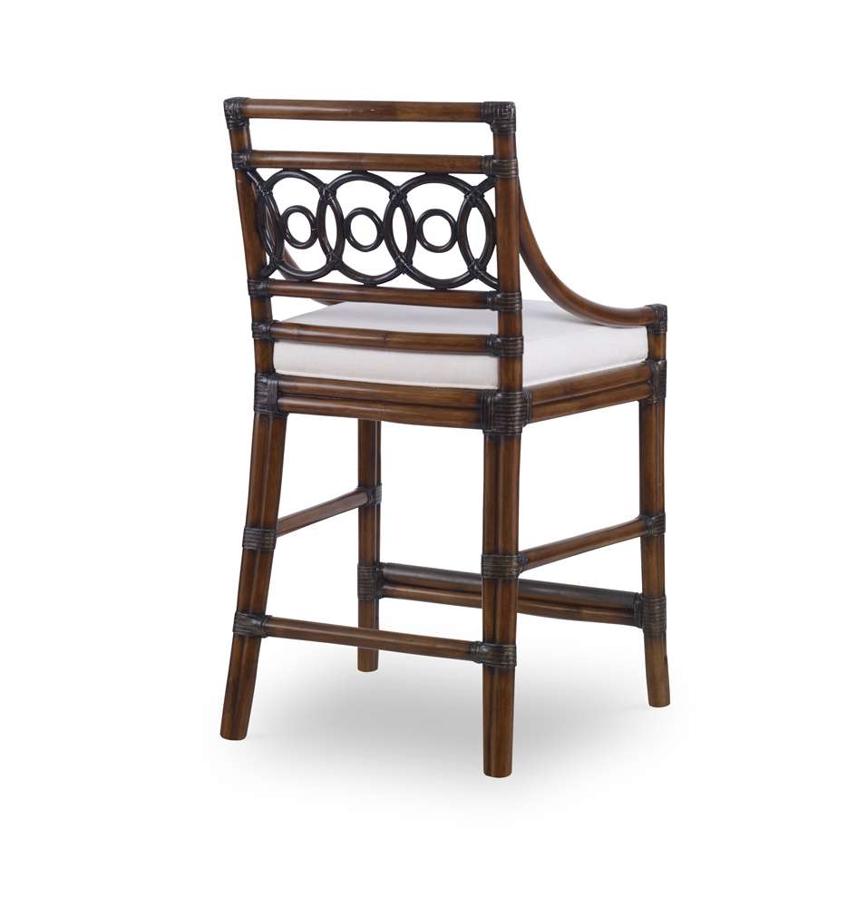 Century Furniture - Curate - Circles Counter Stool-Flax - CT2007C-FL veiw 2