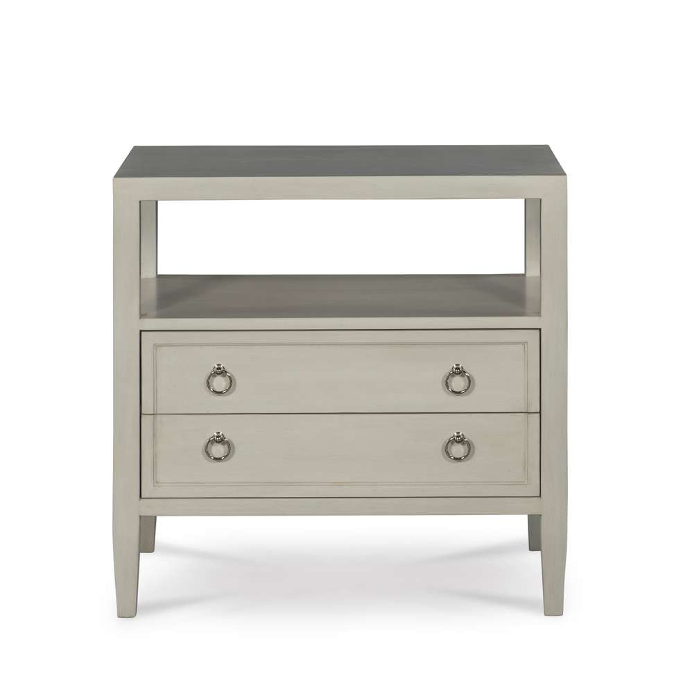 Century Furniture - Curate - Harbor Two Drawer Nightstand - CT6019-CN veiw 3