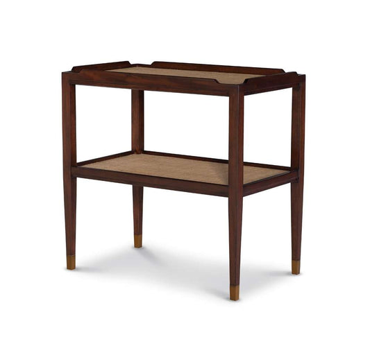 Century Furniture - Curate Medium-to-dark brown Honu Tray Table - CT6055 veiw 1