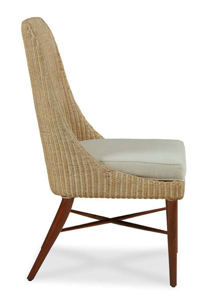 Century Furniture - Curate - Ingenue Side Chair-Flax - CT6001S-FL veiw 2