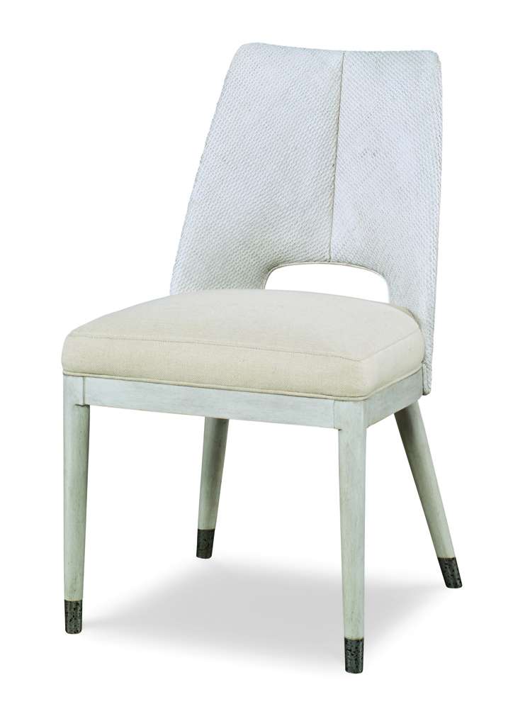 Century Furniture - Curate - Largo Side Chair - Peninsula/Flax - CT2106-PN-FL veiw 1