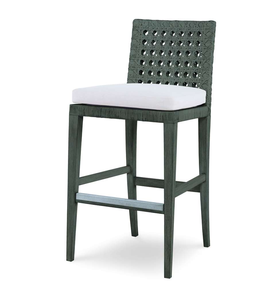 Century Furniture - Curate - Litchfield Bar Stool-Mk/Flax - CT4001B-MK-FL veiw 1