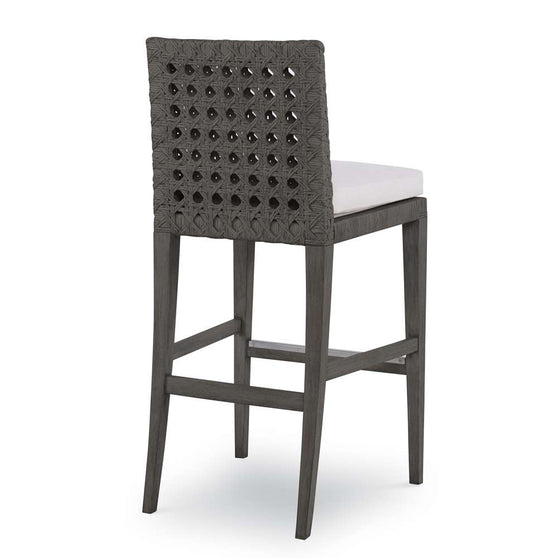 Century Furniture - Curate - Litchfield Bar Stool-Mk/Flax - CT4001B-MK-FL veiw 2