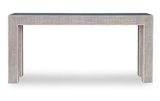 Century Furniture - Curate - Newport Console Table-French Grey/Pn - CT5010-FG-PN veiw 2