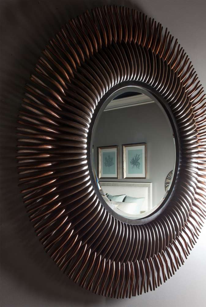 Century Furniture - Curate - Rattan Burst Mirror - CT2000 veiw 2