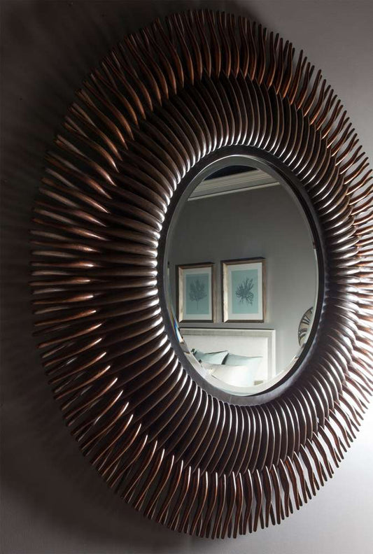 Century Furniture - Curate - Rattan Burst Mirror - CT2000 veiw 2