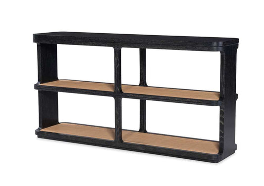 Century Furniture - Curate Black, Natural Rohan Console Table - CT6094 veiw 1