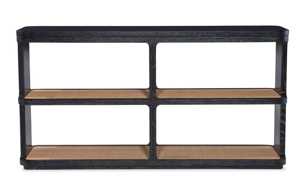 Century Furniture - Curate Black, Natural Rohan Console Table - CT6094 veiw 2