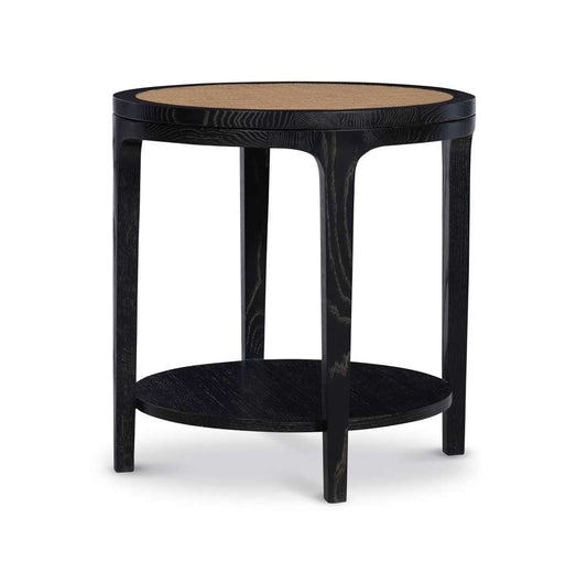 Century Furniture - Curate Black, Natural Rohan Side Table - CT6091 veiw 1
