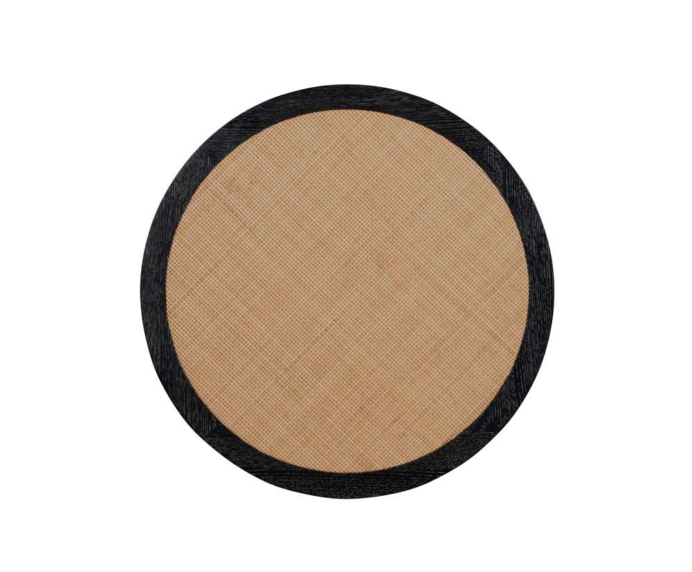 Century Furniture - Curate Black, Natural Rohan Side Table - CT6091 veiw 3