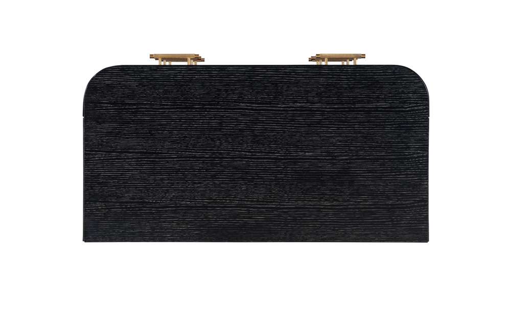 Century Furniture - Curate Black, Natural Rohan Three Drawer Chest - CT6093 veiw 3