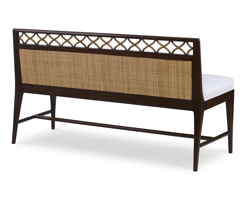 Century Furniture - Curate - Sadie Bench-Flax - CT2020-SD-FL veiw 2