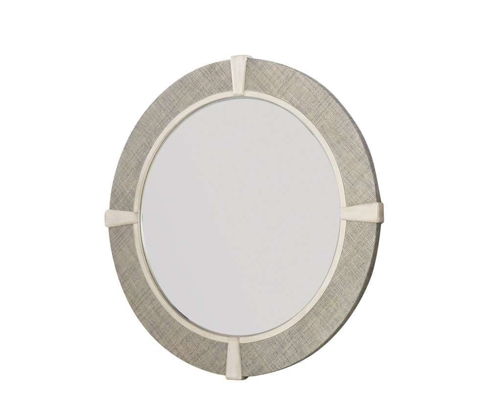 Century Furniture - Curate - St. Simons 45 Mirror-French Grey/Pn - CT5023-FG-PN veiw 1