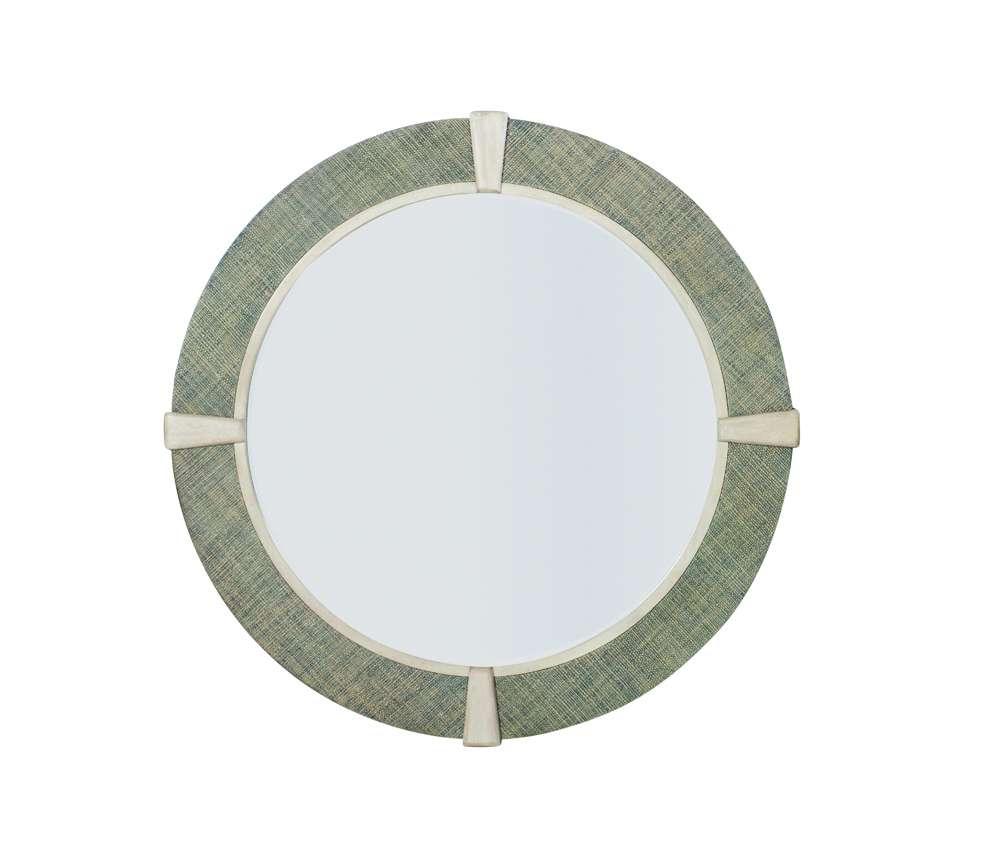 Century Furniture - Curate - St. Simons 45 Mirror-French Grey/Pn - CT5023-FG-PN veiw 2