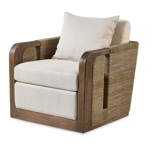 Century Furniture - Curate Tessuto Swivel Lounge Chair in Triza - CT6117 veiw 1