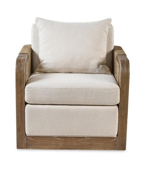 Century Furniture - Curate Tessuto Swivel Lounge Chair in Triza - CT6117 veiw 2