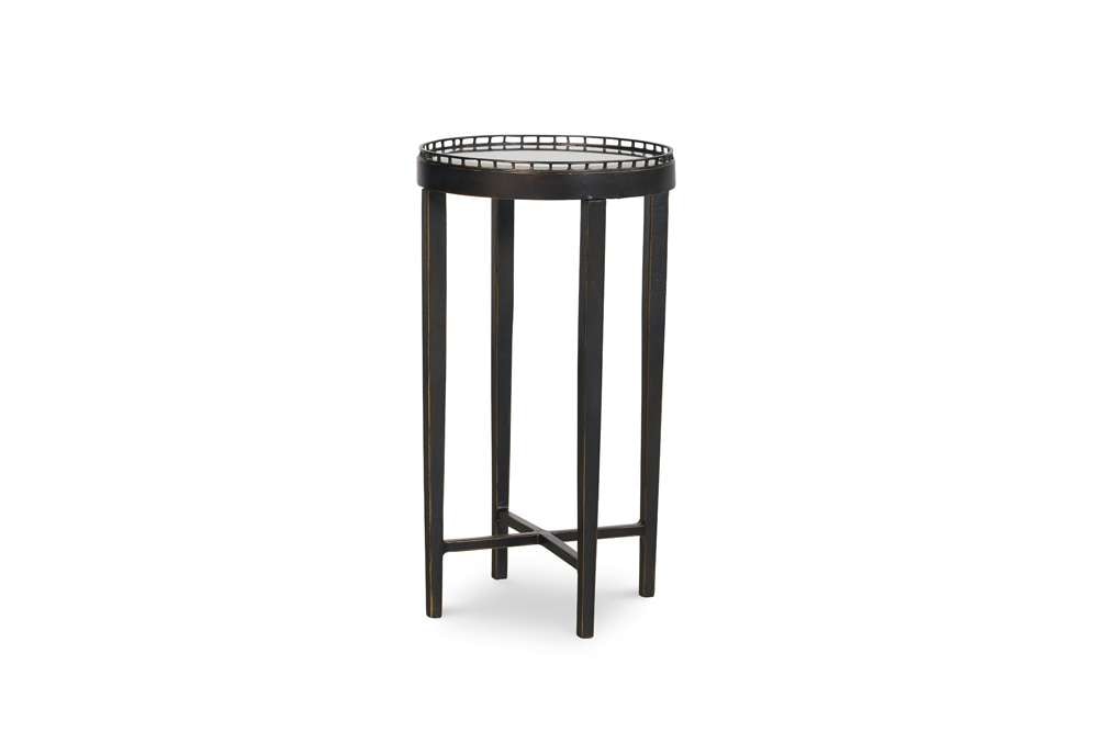 Century Furniture - Details Occasional Bronze Logan Round Drink Table - CSB-102-10 veiw 1