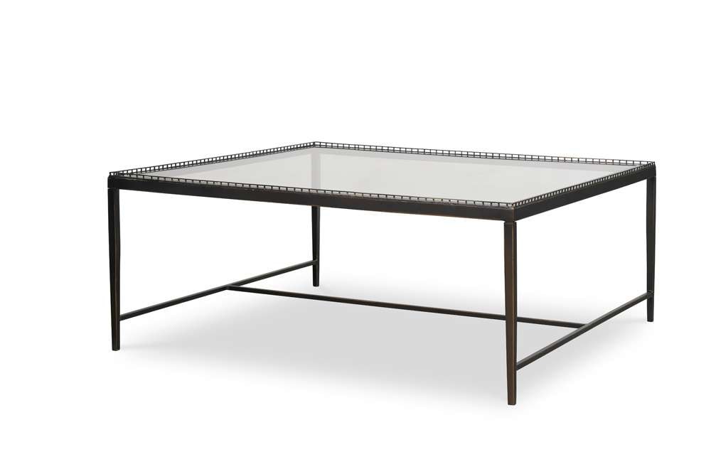 Century Furniture - Details Occasional Bronze Logan Square Cocktail Table - CSB-102-11 veiw 1