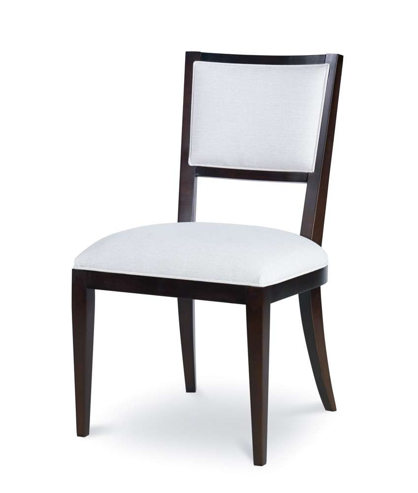 Century Furniture - Century Chair Off-white, Dark Brown Dublin Side Chair  - 3393S-V1 veiw 1