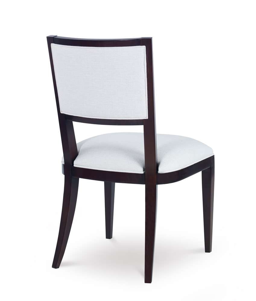 Century Furniture - Century Chair Off-white, Dark Brown Dublin Side Chair  - 3393S-V1 veiw 3