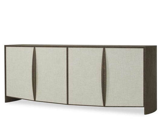 Century Furniture - Monarch Dark Cerused, Natural Linen Dumont Credenza - MN5894 veiw 1