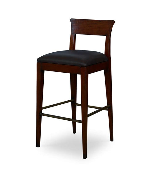 Century Furniture - Century Trading Company Brown, Black Easton Bar Stool - PLR-18151B-PECAN veiw 1