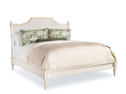 Century Furniture - Monarch White wash, Gold Emily Bed Queen - MN5879Q veiw 2