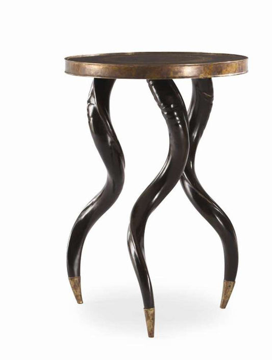 Century Furniture - Faux Horn Ebony Chairside Table - SF5047 veiw 1