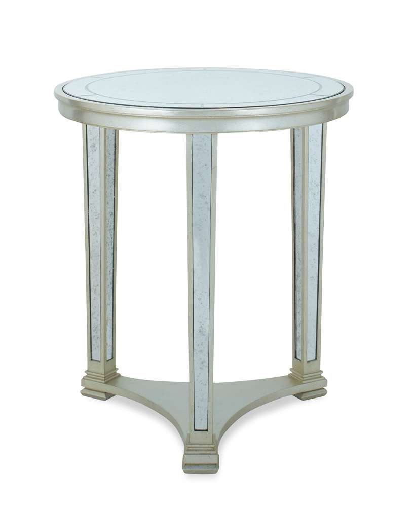 Century Furniture - Thomas OBrien Silver Ferrars Side Table - AEA-672 veiw 1