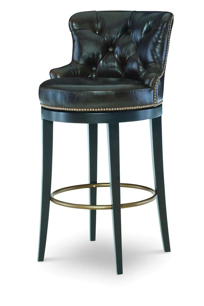 Century Furniture - Forte Swivel Bar Stool - PLR-3854B-SUMATRA veiw 1