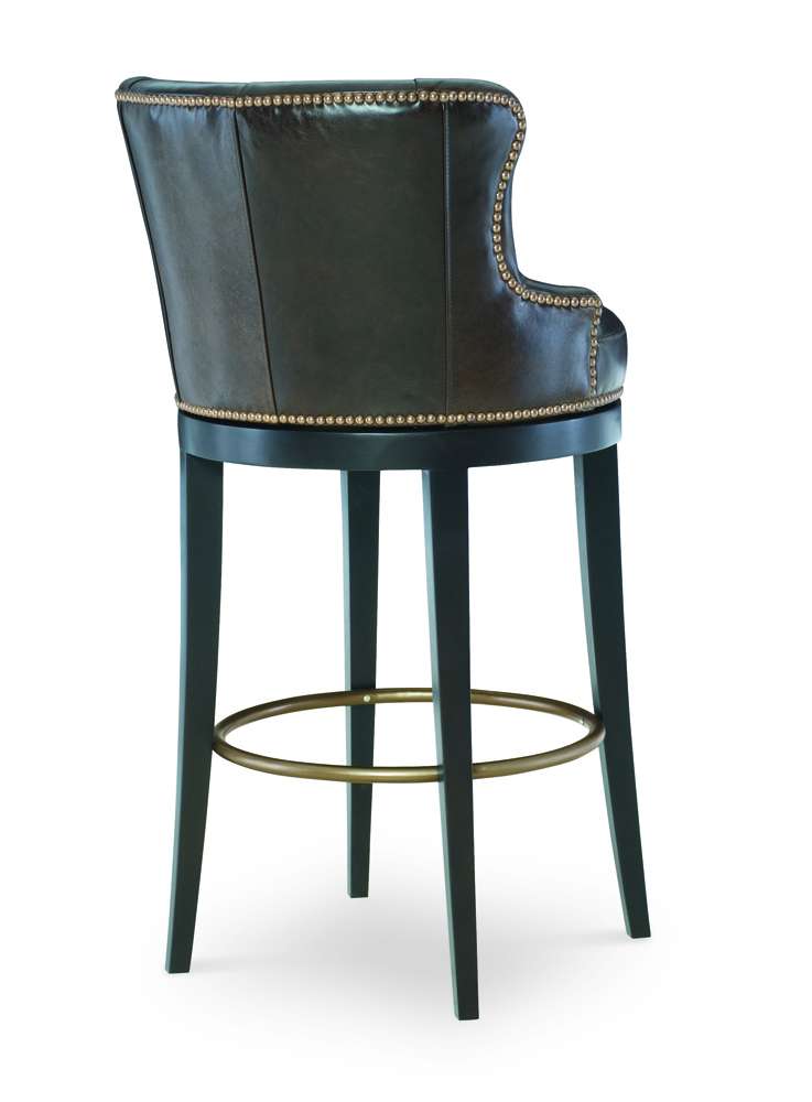 Century Furniture - Forte Swivel Bar Stool - PLR-3854B-SUMATRA veiw 2