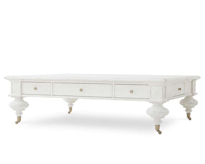 Century Furniture - Monarch White wash Grand Oak Cocktail Table White - MN2000-W veiw 1