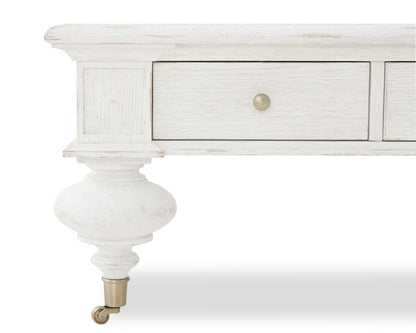 Century Furniture - Monarch White wash Grand Oak Cocktail Table White - MN2000-W veiw 3