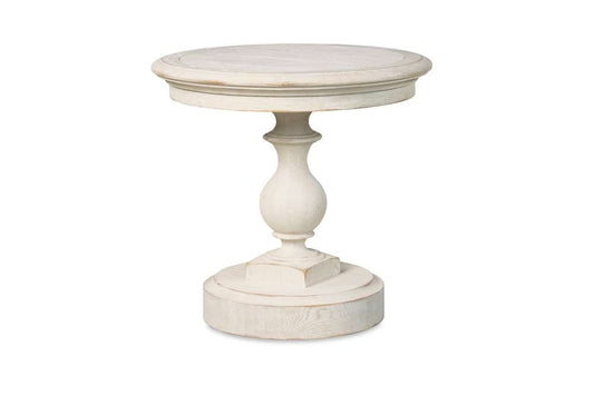 Century Furniture - Monarch White wash Grand Oak Side Table White - MN5825-W veiw 1