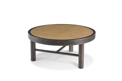 Century Furniture - Grand Tour Furniture Dark Cerused, Natural Raffia Aster Cocktail Table - Large - SF6199L veiw 1