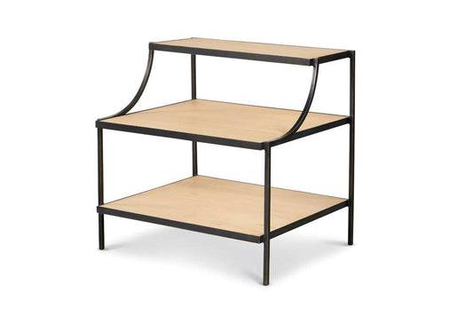 Century Furniture - Grand Tour Furniture Light Natural Oak, Bronze Chairside Table - SF6217 veiw 1